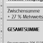 Rechnungen: Vorsteuerabzug bei Ausweis überhöhter Umsatzsteuer 